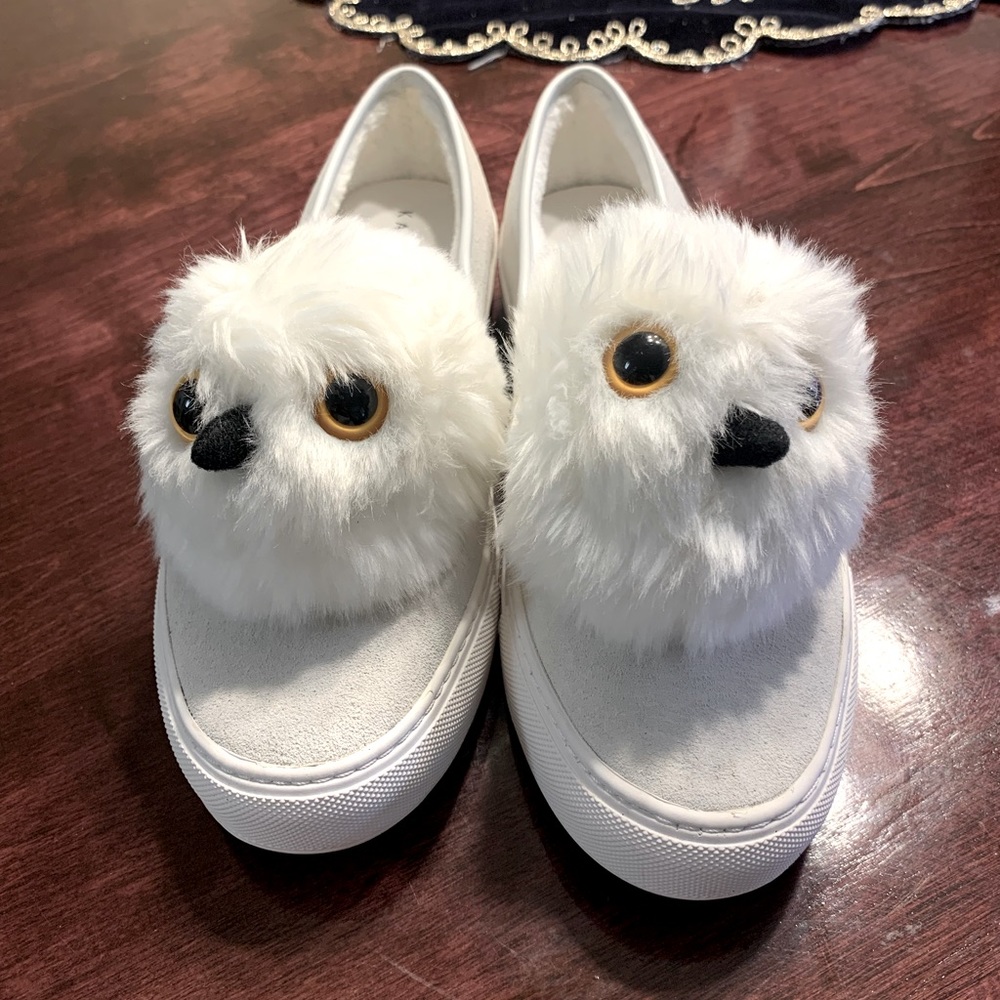 Katy Perry White Owl Novelty Sneakers